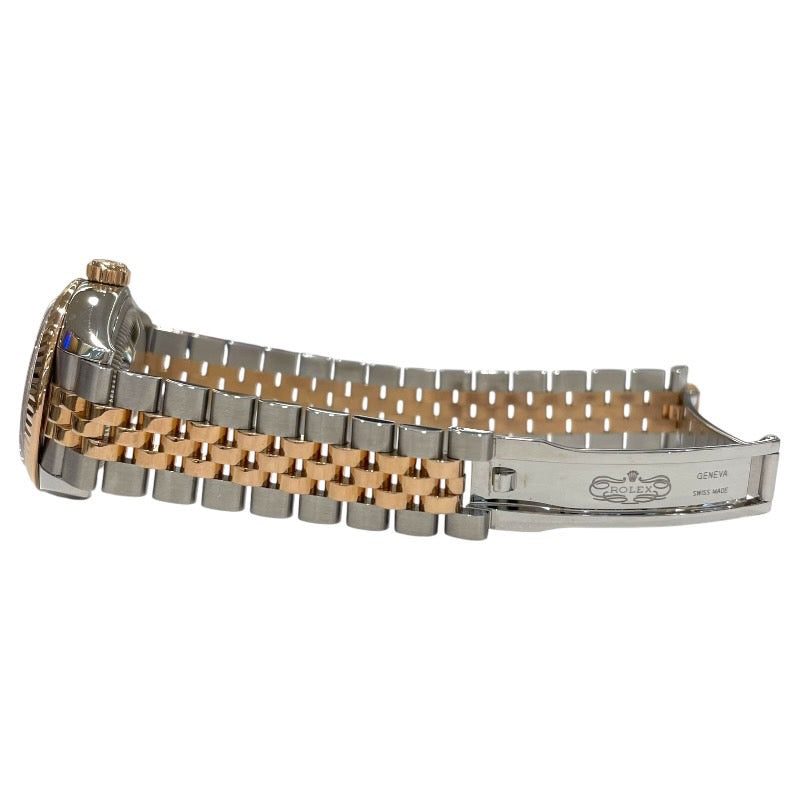 ロレックス ROLEX デイトジャスト28 サンダスト 279171 ライトブロンズ PG/SS 自動巻き レディース 腕時計