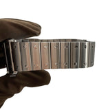 カルティエ Cartier サントス ドゥ カルティエ デュアルタイムゾーン WSSA0076 グレー SS 自動巻き メンズ 腕時計