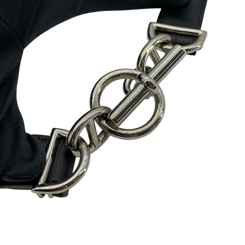 エルメス HERMES シェーヌダンクルベルト65 □A刻 ブラック SV金具 ボックス レディース ベルト