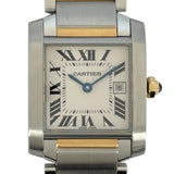カルティエ Cartier タンクフランセーズMM W51012Q4 シルバー K18YG/SS レディース 腕時計