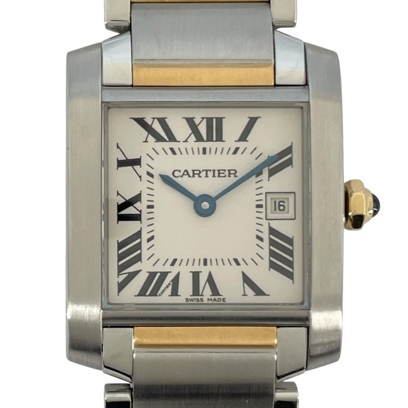 カルティエ Cartier タンクフランセーズMM W51012Q4 シルバー K18YG/SS レディース 腕時計