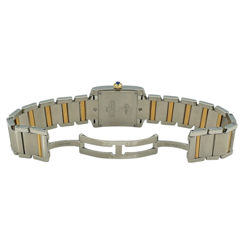 カルティエ Cartier タンクフランセーズMM W51012Q4 シルバー K18YG/SS レディース 腕時計