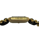 シャネル CHANEL プルミエールS H0001 ブラック GP レディース 腕時計
