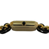 シャネル CHANEL プルミエールS H0001 ブラック GP レディース 腕時計