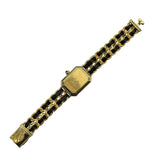 シャネル CHANEL プルミエールS H0001 ブラック GP レディース 腕時計