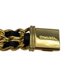 シャネル CHANEL プルミエールXL H0001 ブラック GP×革ベルト クオーツ レディース 腕時計