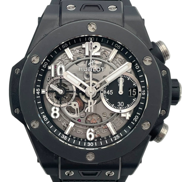 ウブロ HUBLOT ビッグバン ウニコ ブラックマジック 441.CI1171.RX ブラック セラミック 自動巻き メンズ 腕時計