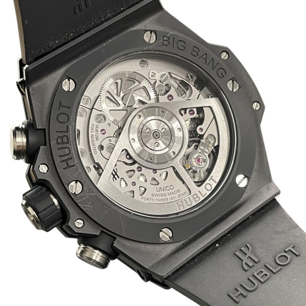 ウブロ HUBLOT ビッグバン ウニコ ブラックマジック 441.CI1171.RX ブラック セラミック 自動巻き メンズ 腕時計