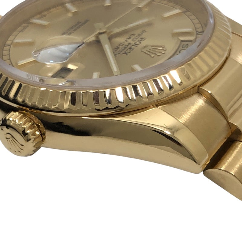 ロレックス時計 ロレックス ROLEX デイデイト Z番 118238 シャンパンゴールド