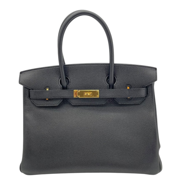 エルメス HERMES バーキン30 T刻印 ブラック GD金具 エプソン レディース ハンドバッグ