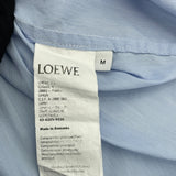 ロエベ LOEWE アシンメトリーストライプシャツ Q825Y05X07 ブルー コットン メンズ 長袖シャツ