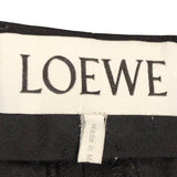 ロエベ LOEWE ストレートスラックスパンツ Q825331X06 ブラック ウール ウール レディース パンツ