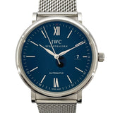 インターナショナルウォッチカンパニー IWC ポートフィノオートマティック IW356506 ブルー SS 自動巻き メンズ 腕時計