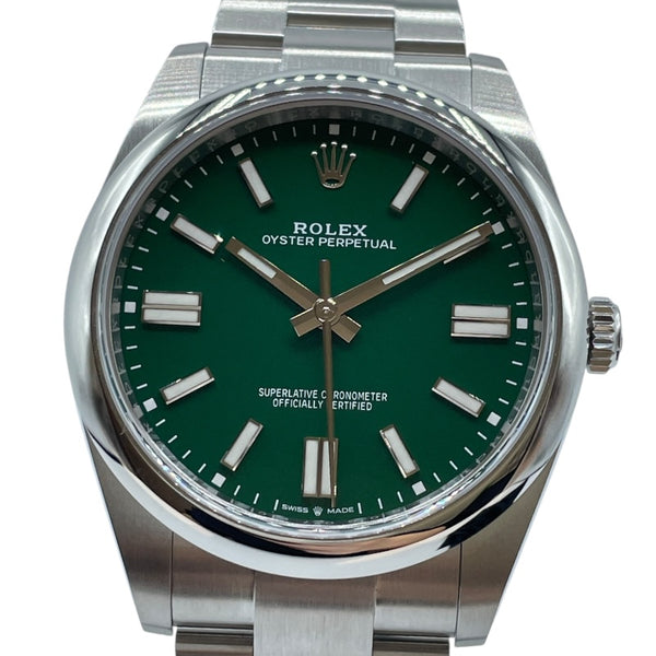 ロレックス ROLEX オイスターパーペチュアル41 124300 ブラック ステンレススチール SS メンズ 腕時計