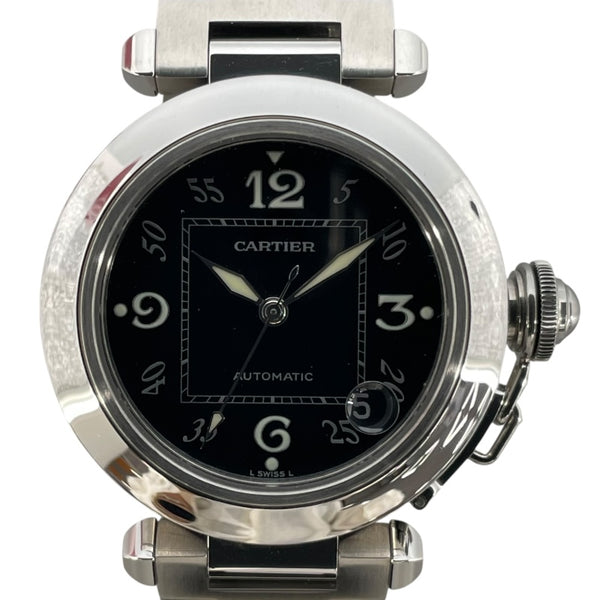 カルティエ Cartier パシャC WG1043M7 ブラック SS 自動巻き ユニセックス 腕時計