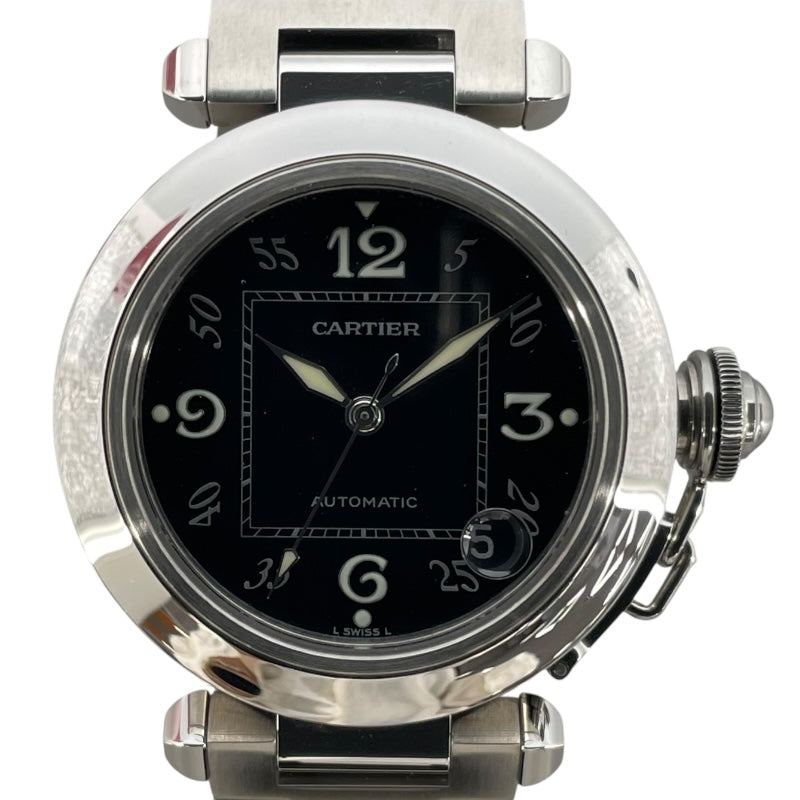 カルティエ Cartier パシャC WG1043M7 ブラック SS 自動巻き ユニセックス 腕時計