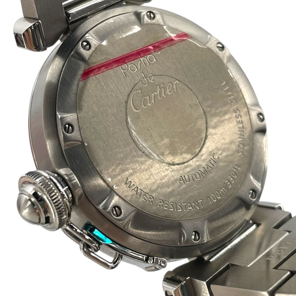 カルティエ Cartier パシャC WG1043M7 ブラック SS 自動巻き ユニセックス 腕時計
