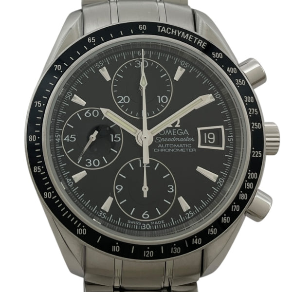 オメガ OMEGA スピードマスター デイト 3210.50 ブラック SS 自動巻き メンズ 腕時計