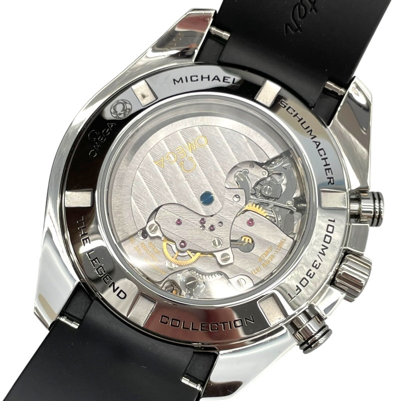 オメガ OMEGA スピードマスター コーアクシャル クロノメーター ミハエルシューマッハ レジェンドコレクション 321.32.44.50.01.001 ブラック SS メンズ 腕時計