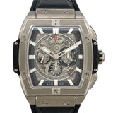 ウブロ HUBLOT スピリット オブ ビッグバン チタニウム 601.NCX.0173.LR シルバー チタン×ラバーベルト 自動巻き メンズ 腕時計