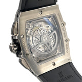 ウブロ HUBLOT スピリット オブ ビッグバン チタニウム 601.NCX.0173.LR シルバー チタン×ラバーベルト 自動巻き メンズ 腕時計
