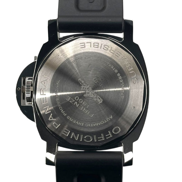 パネライ PANERAI ルミノールサブマーシブルオートマティックアッチャイオ PAM01024 ブラック SS メンズ 腕時計