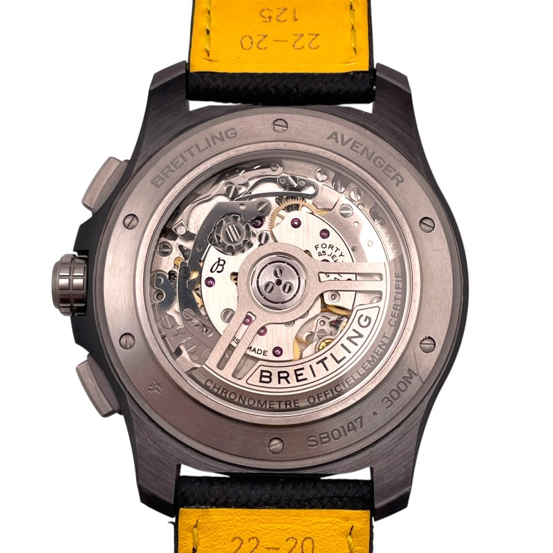 ブライトリング BREITLING アベンジャー B01 クロノグラフ 44 ナイトミッション SB0147 ブラック セラミック 自動巻き メンズ 腕時計