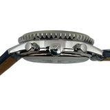 ブライトリング BREITLING ナビタイマー モンブリラン 38mm A41330 シルバー SS/革ベルト 自動巻き メンズ 腕時計