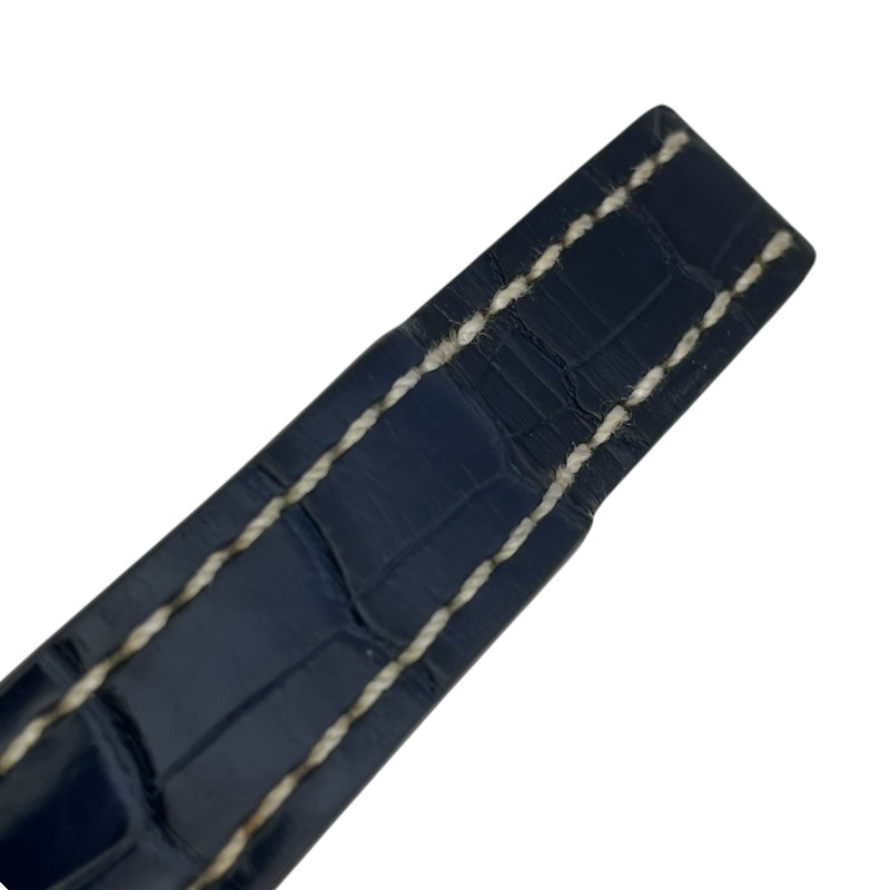 ブライトリング BREITLING ナビタイマー モンブリラン 38mm A41330 シルバー SS/革ベルト 自動巻き メンズ 腕時計