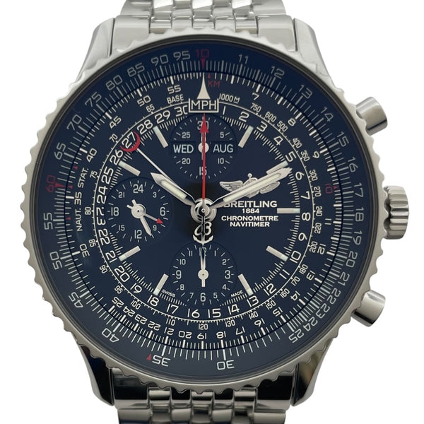 ブライトリング BREITLING ナビタイマー 1884 リミテッドエディション A21350 ブラック SS メンズ 腕時計