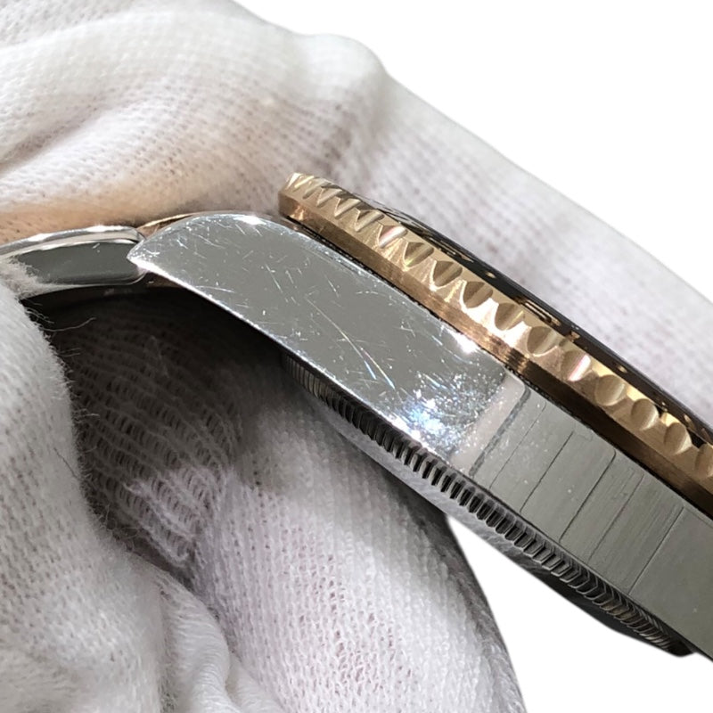 ロレックス ROLEX GMTマスター 126711CHNR k18PG×SS メンズ 腕時計