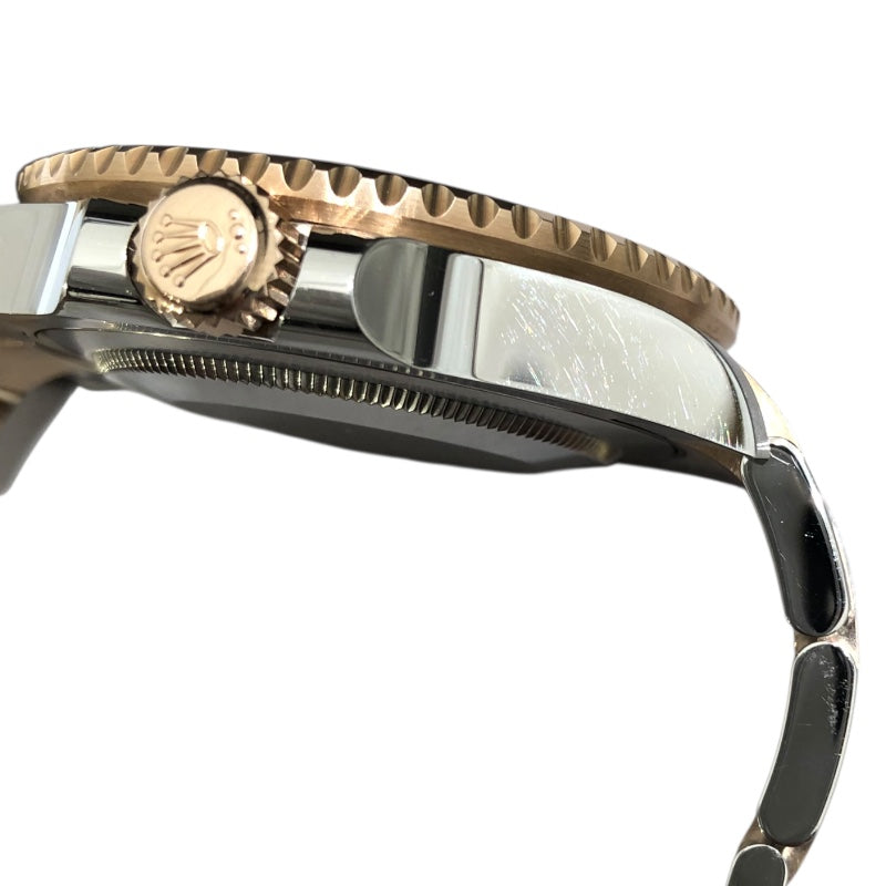 ロレックス ROLEX GMTマスター 126711CHNR k18PG×SS メンズ 腕時計