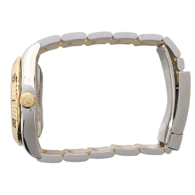 ロレックス ROLEX ターノグラフ　日本限定 116263 ホワイト k18×SS 自動巻き ユニセックス 腕時計