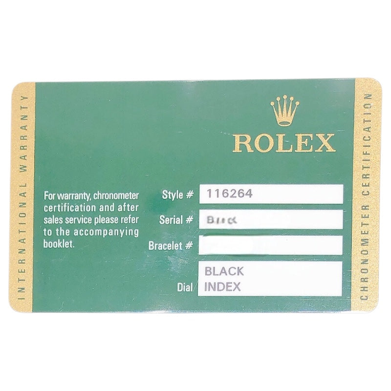 ロレックス ROLEX ターノグラフ 116264 ステンレススチール 自動巻き ユニセックス 腕時計