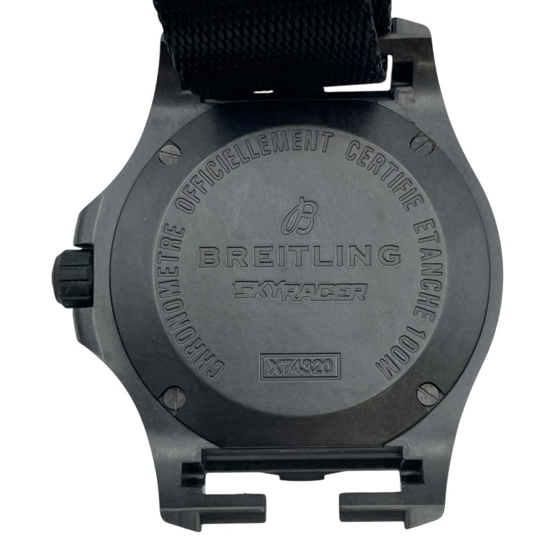 ブライトリング BREITLING コルト スカイレーサー X74320E4/BF87 ブラック ブライトライト クオーツ メンズ 腕時計
