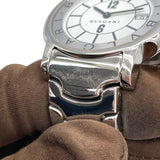 ブルガリ BVLGARI ソロテンポ ST35WSSD(ST35S) ホワイト SS クオーツ メンズ 腕時計