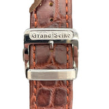 グランドセイコー Grand Seiko エレガンスコレクション GMT SBGM221 アイボリー SS/レザーストラップ 自動巻き メンズ 腕時計