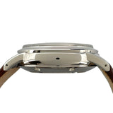グランドセイコー Grand Seiko エレガンスコレクション GMT SBGM221 アイボリー SS/レザーストラップ 自動巻き メンズ 腕時計