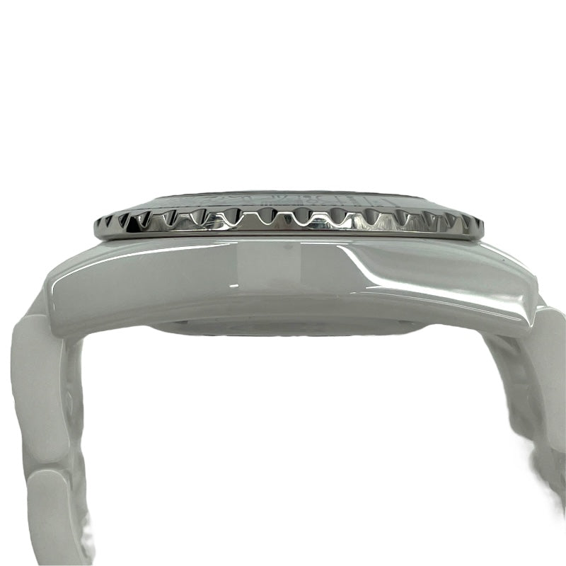 シャネル CHANEL J12・20 33MM 世界2020本限定 H6477 ホワイト セラミック/SS レディース 腕時計