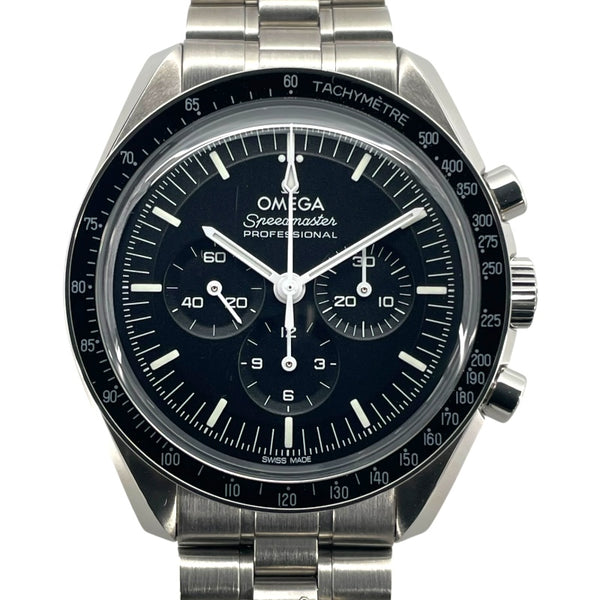 オメガ OMEGA スピードマスター ムーンウォッチ プロフェッショナル コーアクシャルマスタークロノメーター 310.30.42.50.01.001 ブラック SS 自動巻き メンズ 腕時計