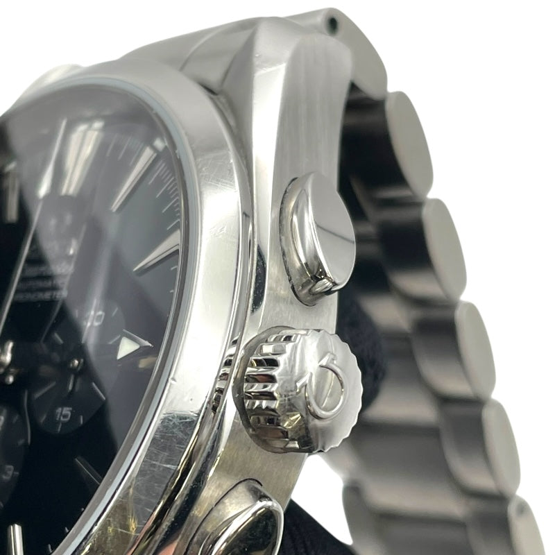 オメガ OMEGA シーマスター アクアテラ クロノグラフ 2512.50 ブラック SS 自動巻き メンズ 腕時計