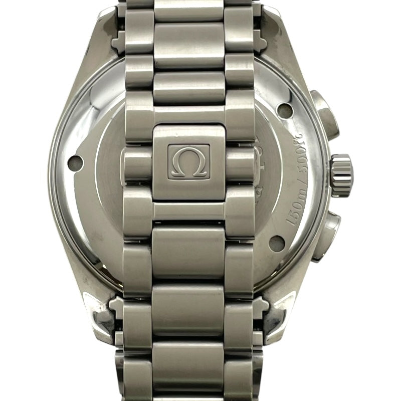 オメガ OMEGA シーマスター アクアテラ クロノグラフ 2512.50 ブラック SS 自動巻き メンズ 腕時計