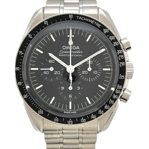 オメガ OMEGA スピードマスター ムーンウォッチ プロフェッショナル コーアクシャル 310.30.42.50.01.001 ブラック SS メンズ 腕時計