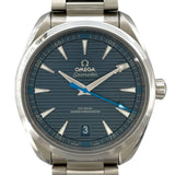 オメガ OMEGA シーマスターアクアテラ150mコーアクシャルマスタークロノメーター 220.10.41.21.03.002 ブルー SS メンズ 腕時計