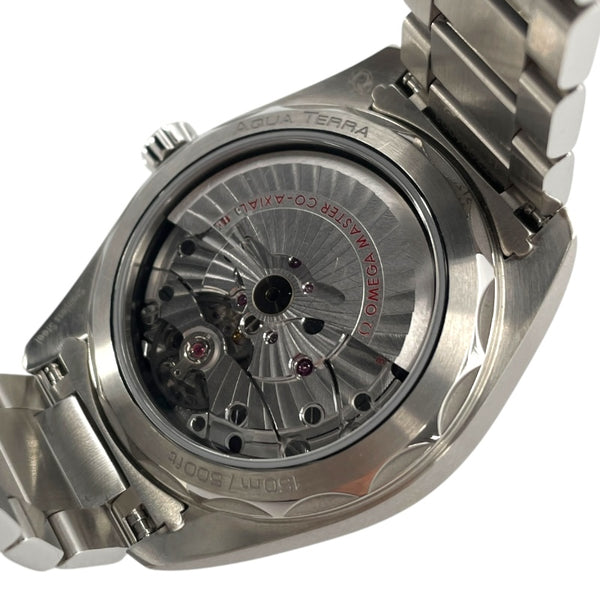 オメガ OMEGA シーマスターアクアテラ150mコーアクシャルマスタークロノメーター 220.10.41.21.03.002 ブルー SS メンズ 腕時計