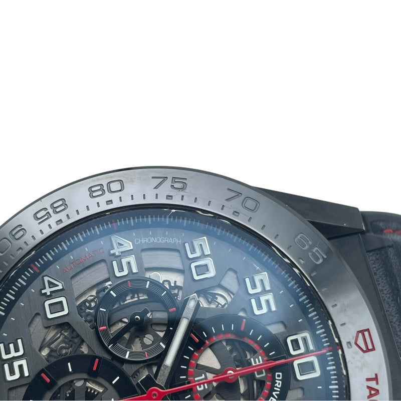 タグ・ホイヤー TAG HEUER カレラキャリバーホイヤー01クロノグラフ CAR2A1H.FT6101 ブラック SS メンズ 腕時計
