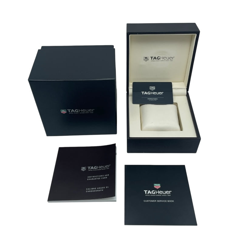 タグ・ホイヤー TAG HEUER カレラキャリバーホイヤー01クロノグラフ CAR2A1H.FT6101 ブラック SS メンズ 腕時計