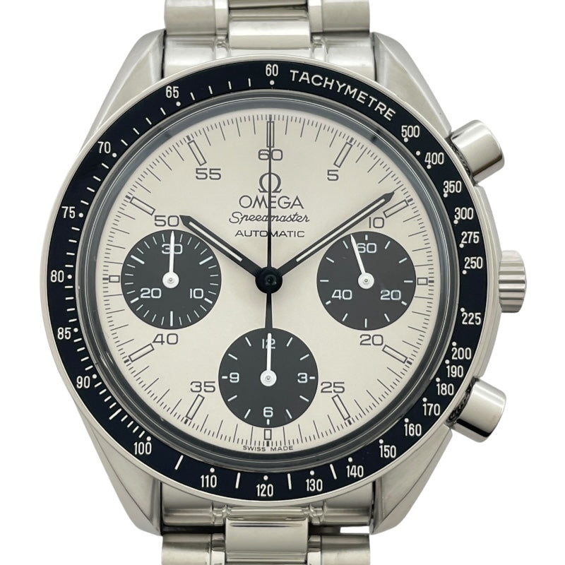 オメガ OMEGA スピードマスター オートマティック 丸井限定 3510.21 ホワイト SS 自動巻き レディース 腕時計