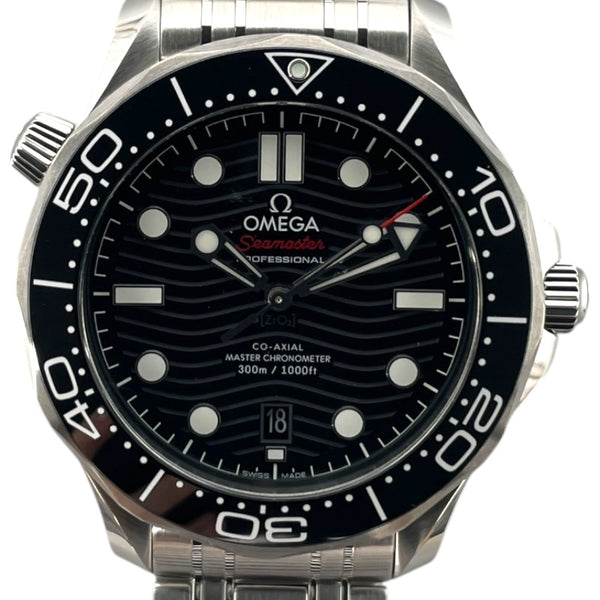 オメガ OMEGA シーマスターダイバー300Mコーアクシャル マスター クロノメーター 210.30.42.20.01.001 ブラック SS メンズ 腕時計