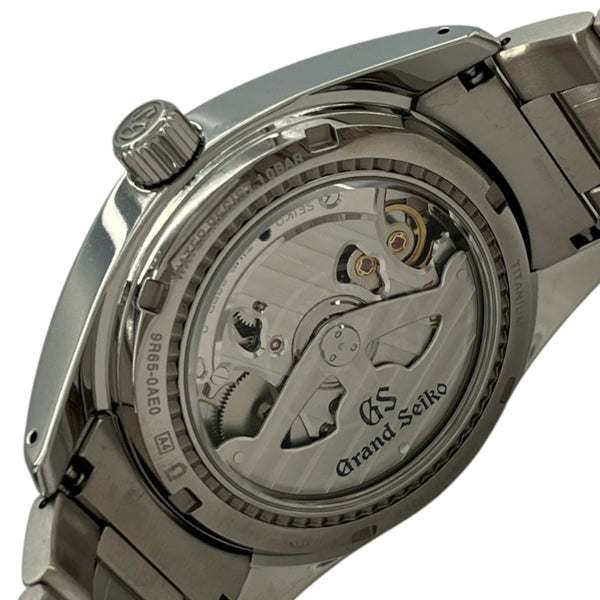 セイコー SEIKO ヘリテージコレクションスプリングドライブ SBGA011 ホワイト チタン 自動巻き メンズ 腕時計